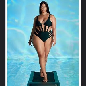 Tabria Majors Cage 1 piece Brazilian cut swimsuit
